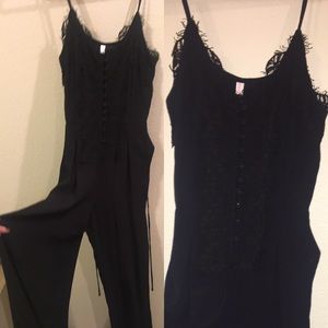 Black lace jumpsuit