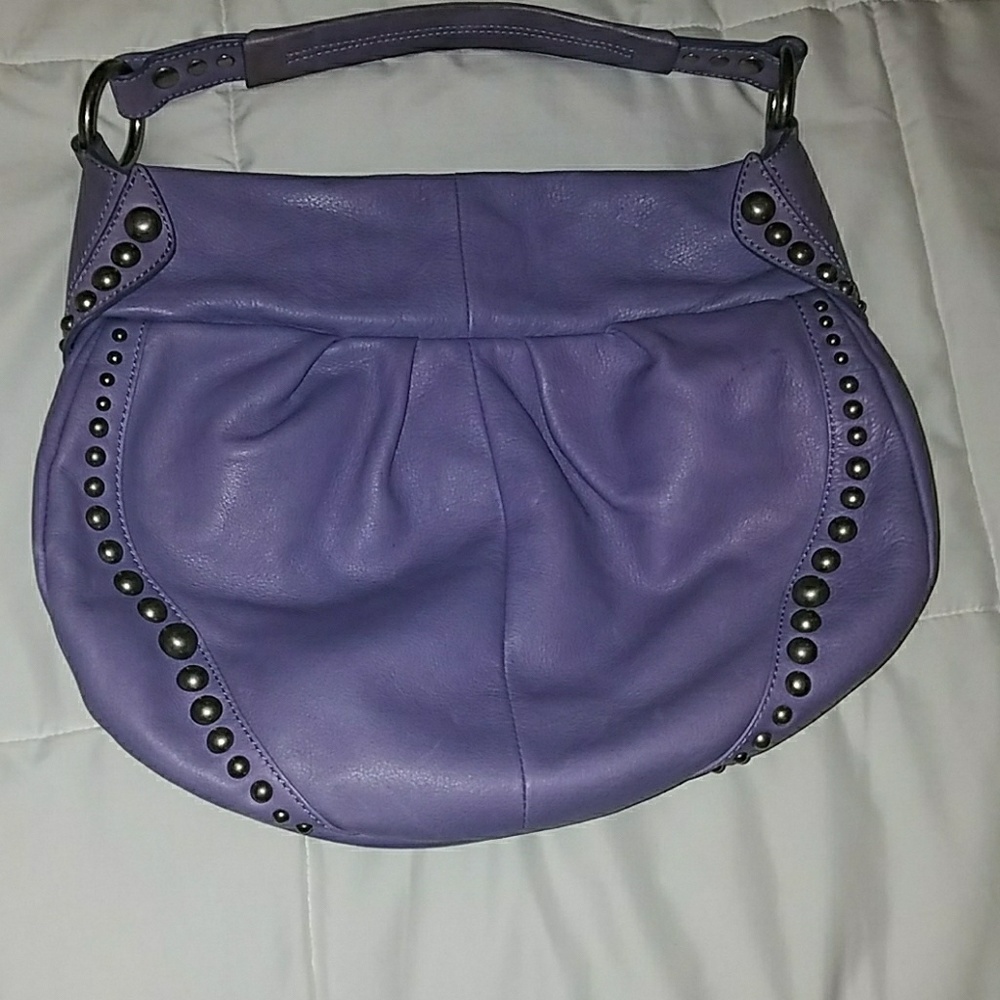 B Makowsky Lavender Purse