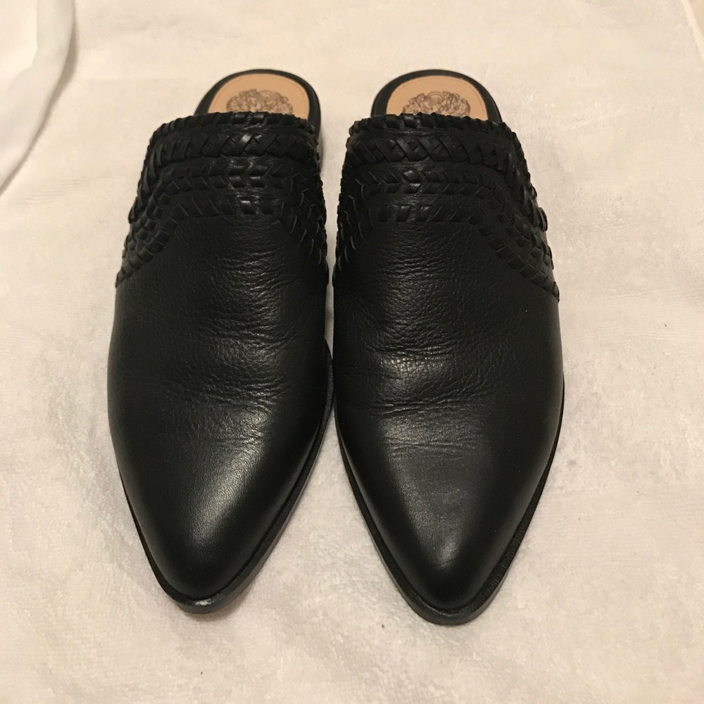 Vince Camuto leather loafer mule