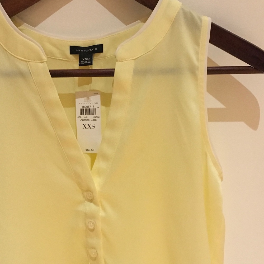Ann Taylor Loft sleeveless blouse, NWT