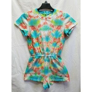 Tie Dyed American Apparel Tshirt Romper