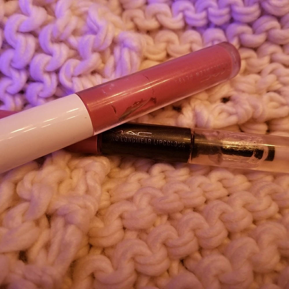 Two MAC lipglosses
