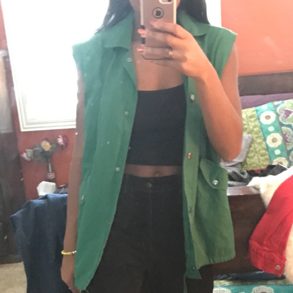 Oversized vest