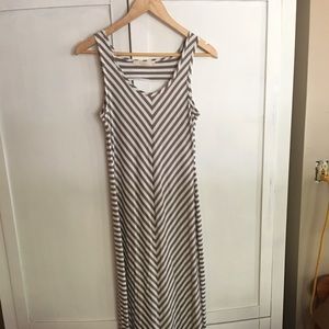 Chevron maxi dress