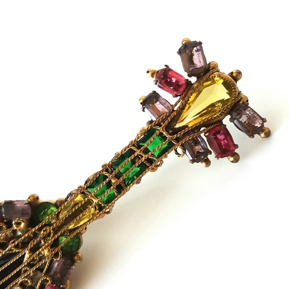 🎀SOLD🎀 RARE Vtg. Robert Demario Mandolin Brooch - Picture 3 of 8