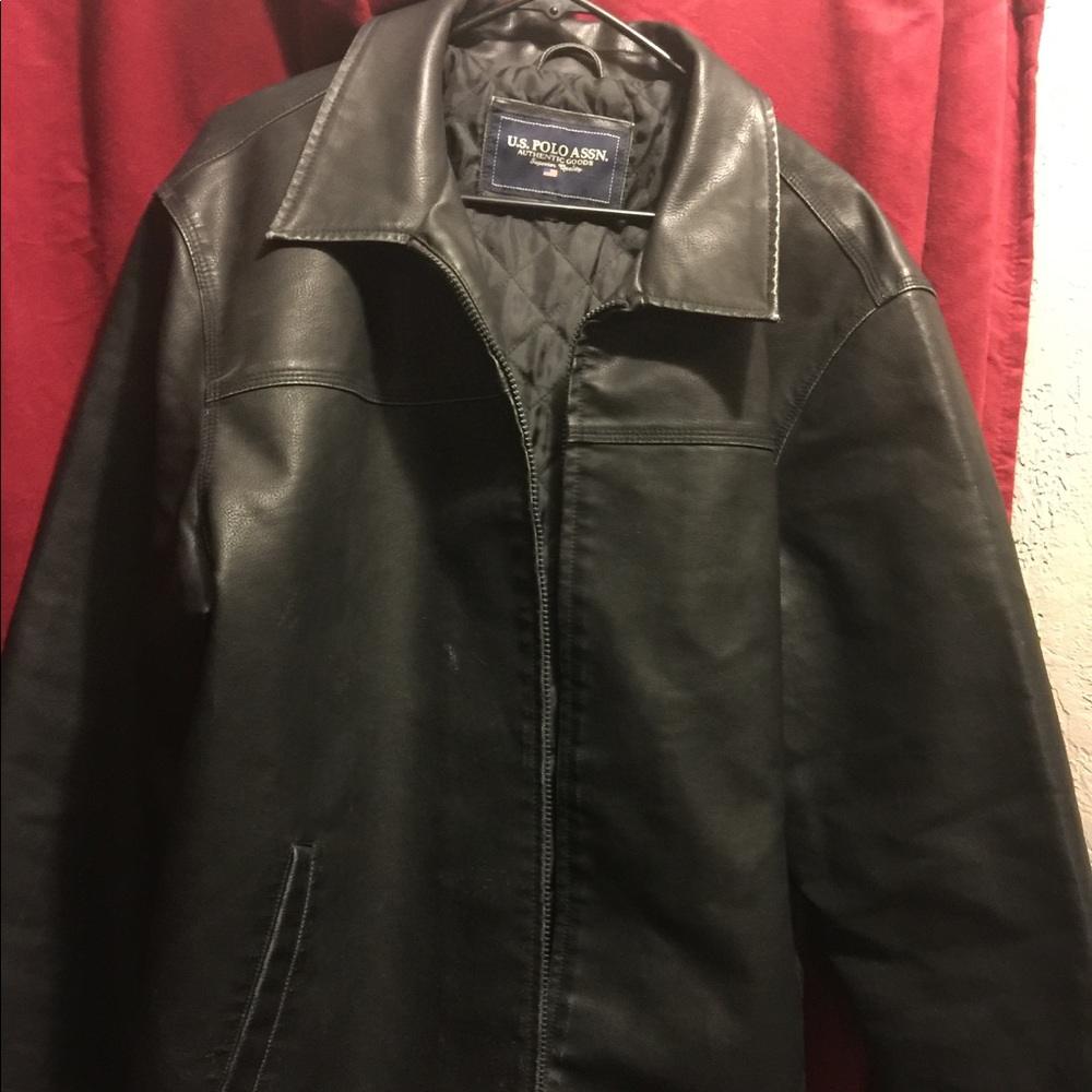 Mens leather jacket
