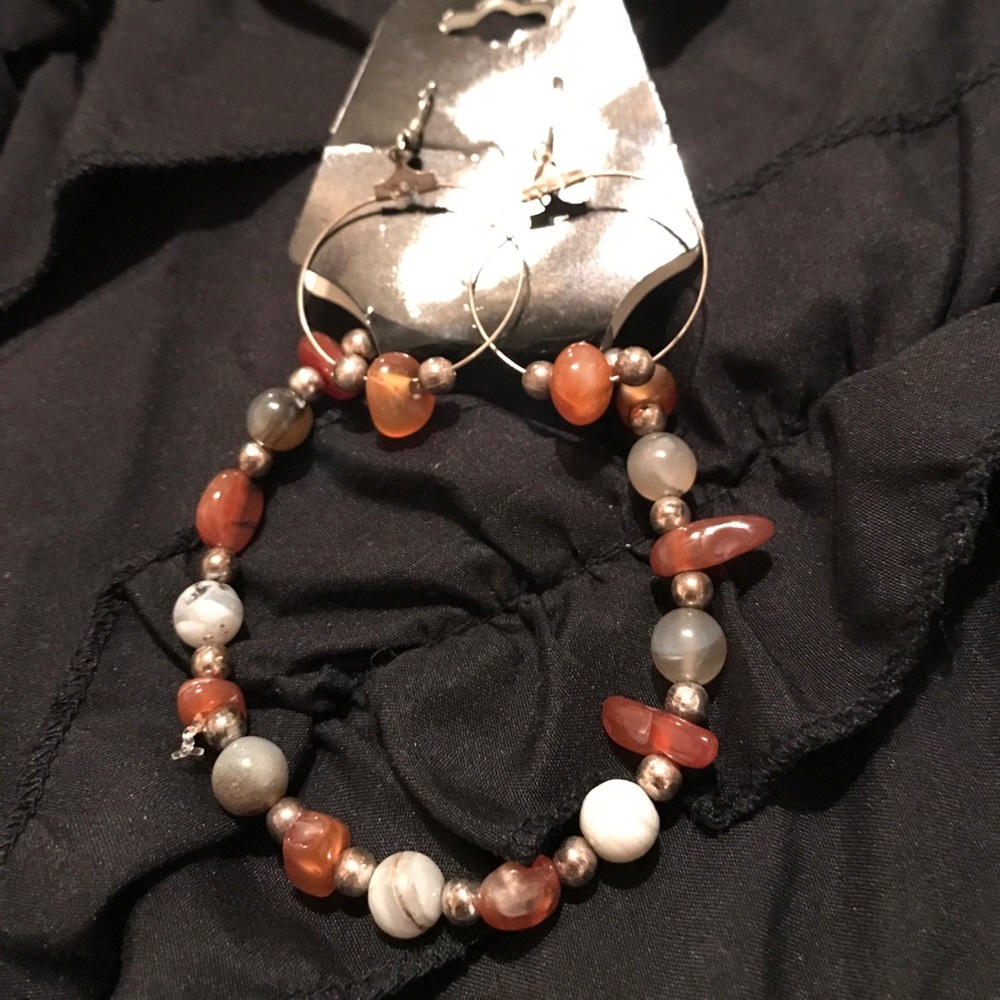 Matching Bracelet and Earring set