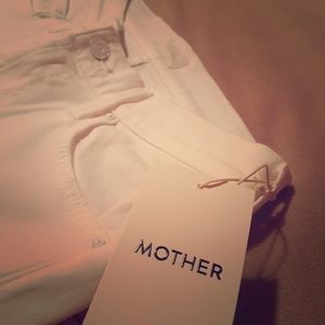 White MOTHER brand jeans BNWT