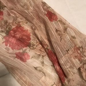 Rose 🌹 sheer curtains