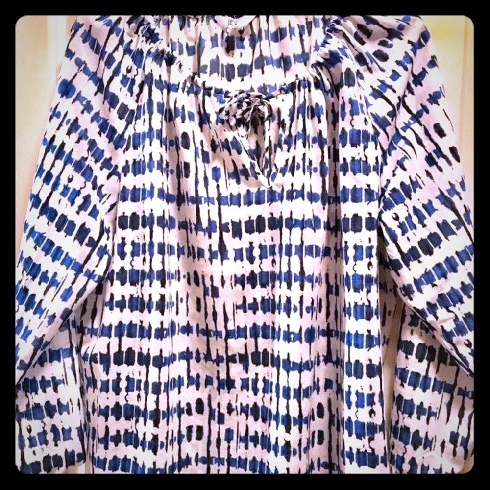 Tie-dye blouse