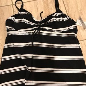 NWT Lands End Tankini Bathing Suit Top