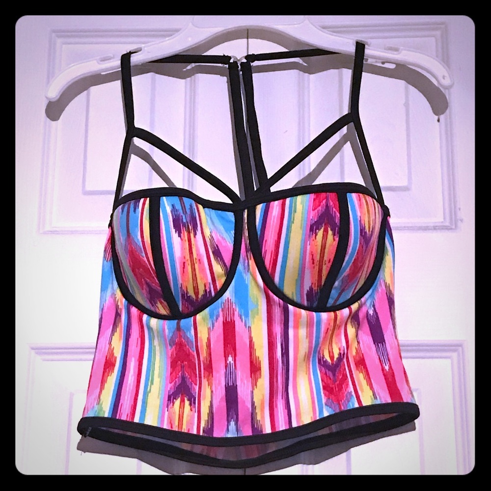Neon Rainbow Rave Outfit
