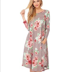 Women's Midi Floral Dresses