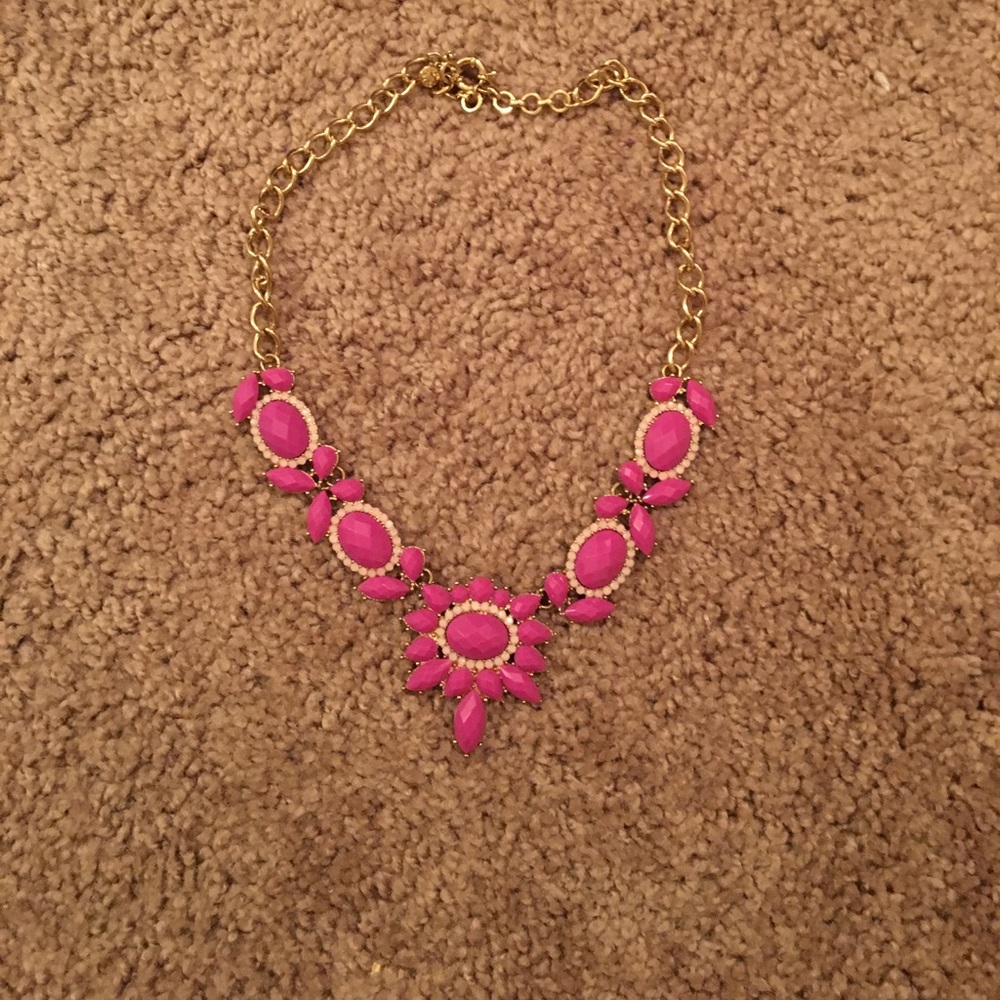 J Crew pink necklace