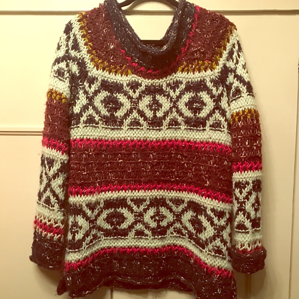 Free People multi yarn sweater