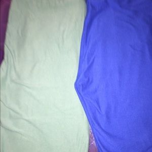 LuLaRoe OS Solid Sage Green Leggings