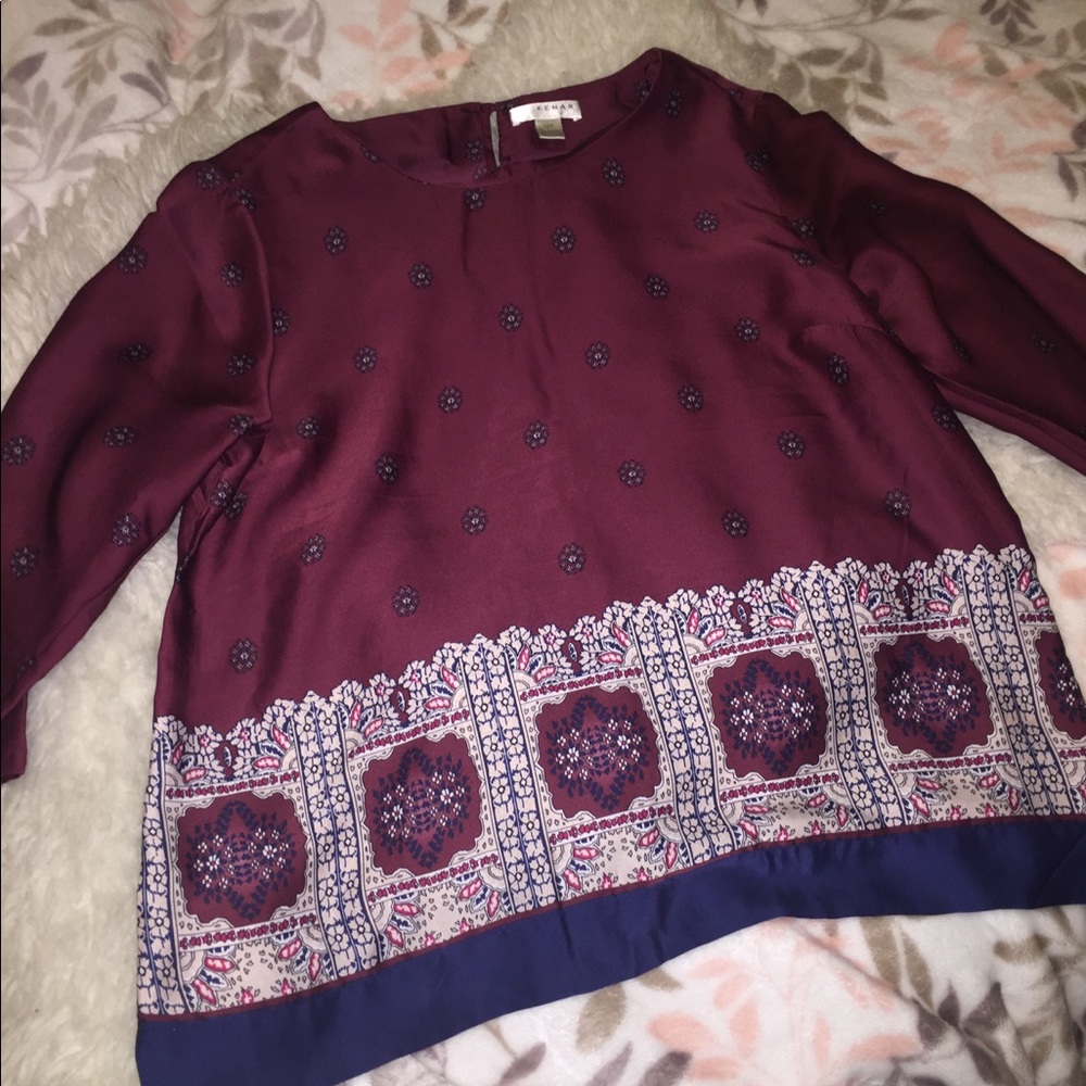 Purple blouse
