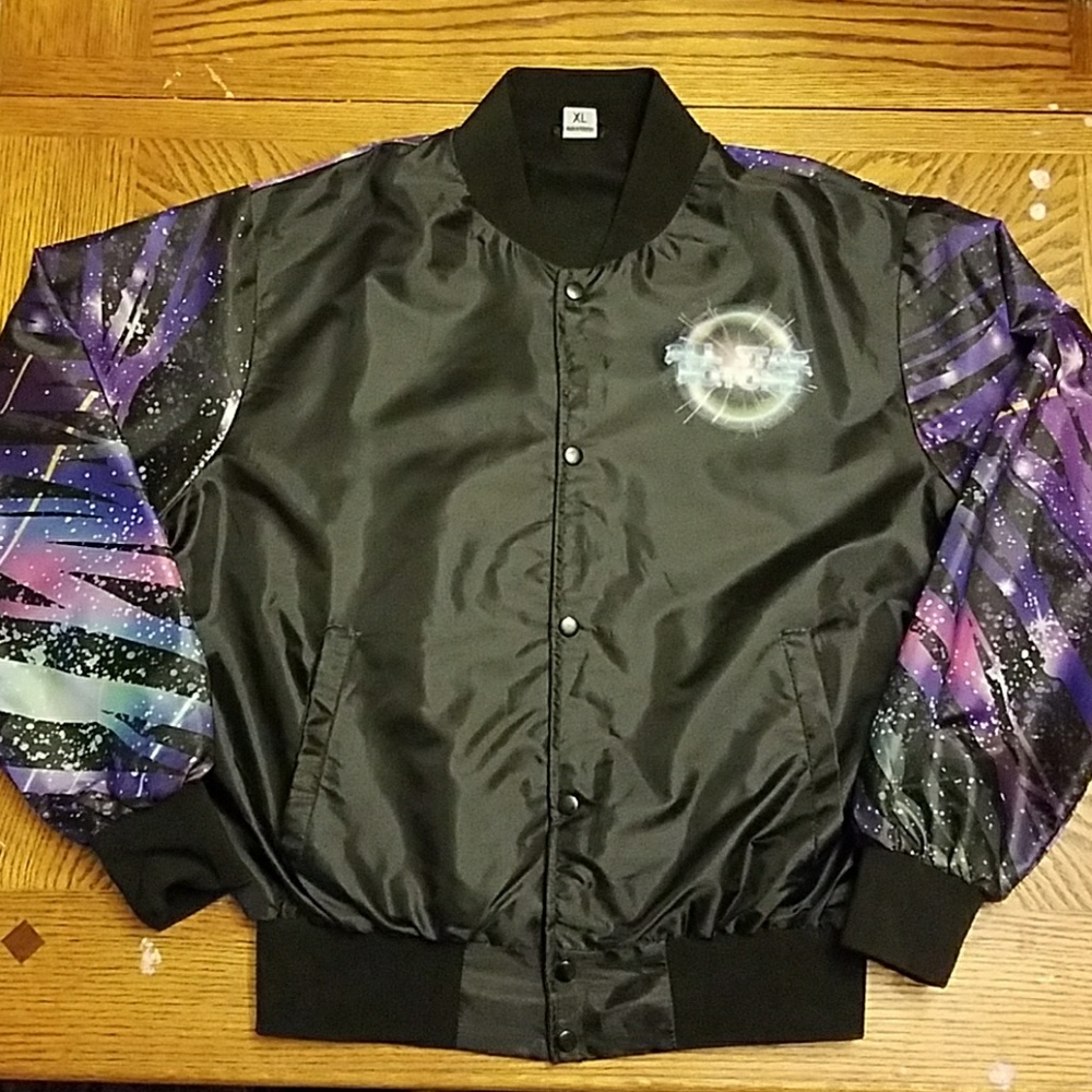 Nearly new NOTONE galaxy baseball jacket