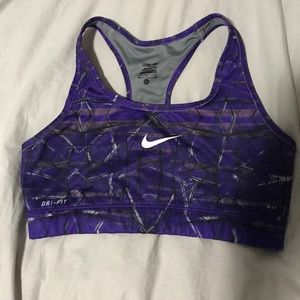Nike Pro Sports Bra Size Medium