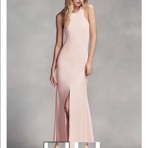 WHITE BY VERA WANG Blush Bridesmaid Dress