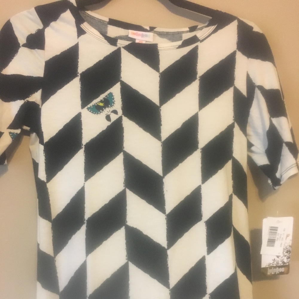 NWT Disney Villain LuLaRoe GiGi top / shirt XS.