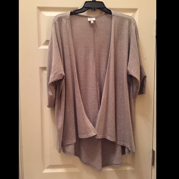 Grey Lularoe Lindsay Cardigan - Picture 1 of 2