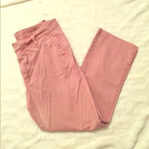JCrew Dusty Rose Sammie Chinos