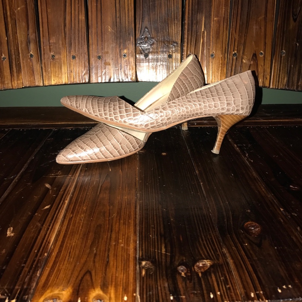 Taupe Pointed Heels