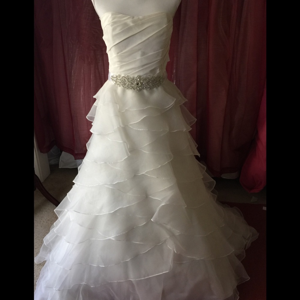Alfred Angelo diamond white gown