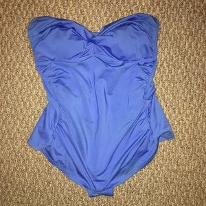 Blue One Piece swim suit