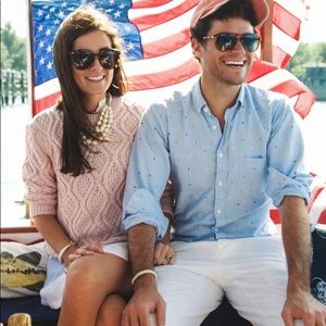 Off White Hand Cable Knit Fisherman’s Sweater S/M