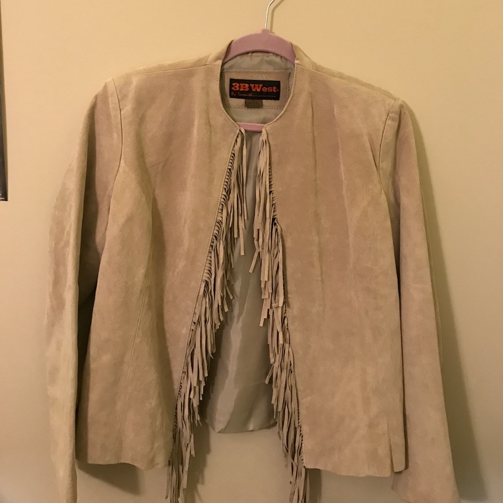 SALE!! Authentic Suede Leather West Fringe Jacket