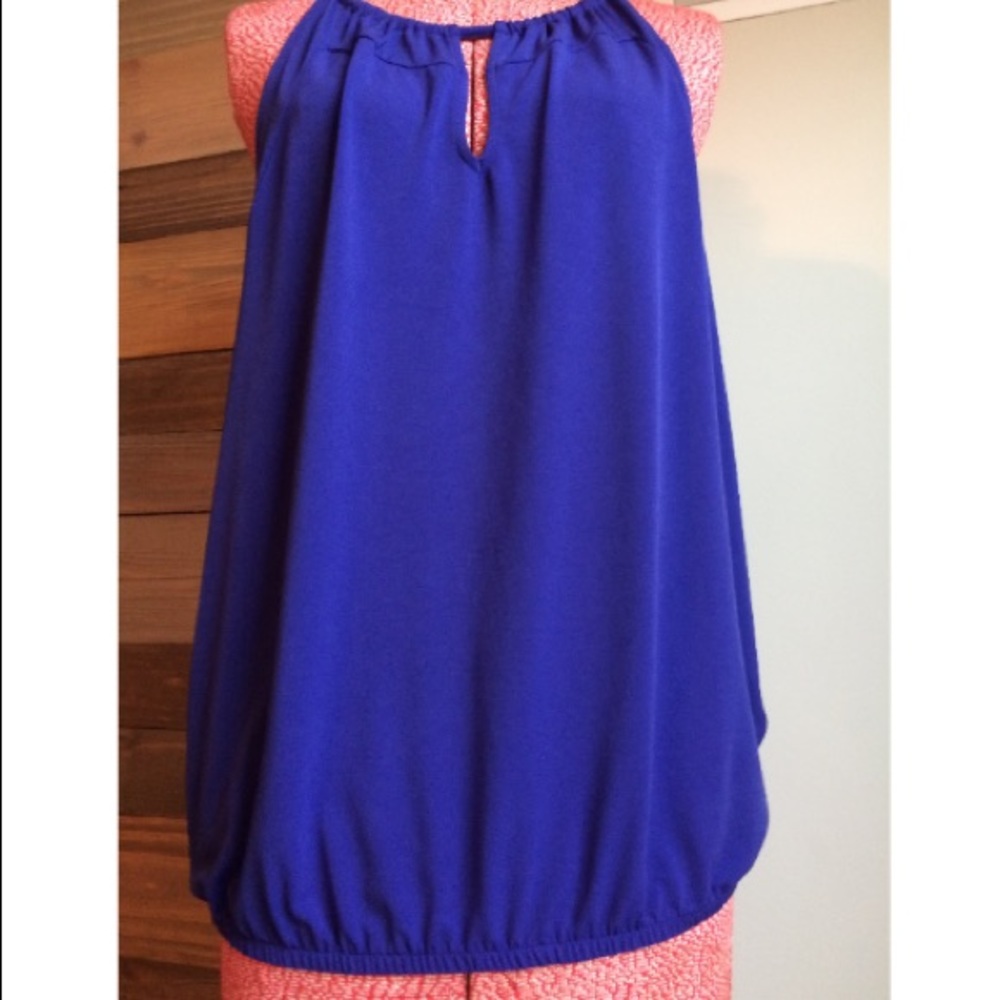 ❤️SALE! Gorgeous Banana Rep. electric blue halter