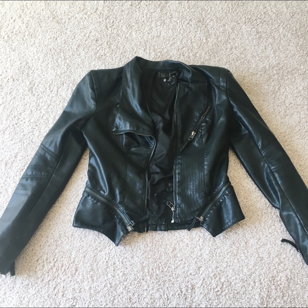 Blank NYC faux leather jacket