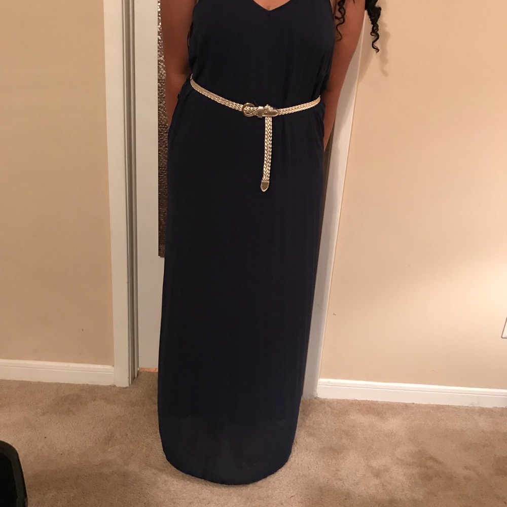 Bisou Bisou Pleated Maxi Dress