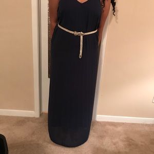 Bisou Bisou Pleated Maxi Dress