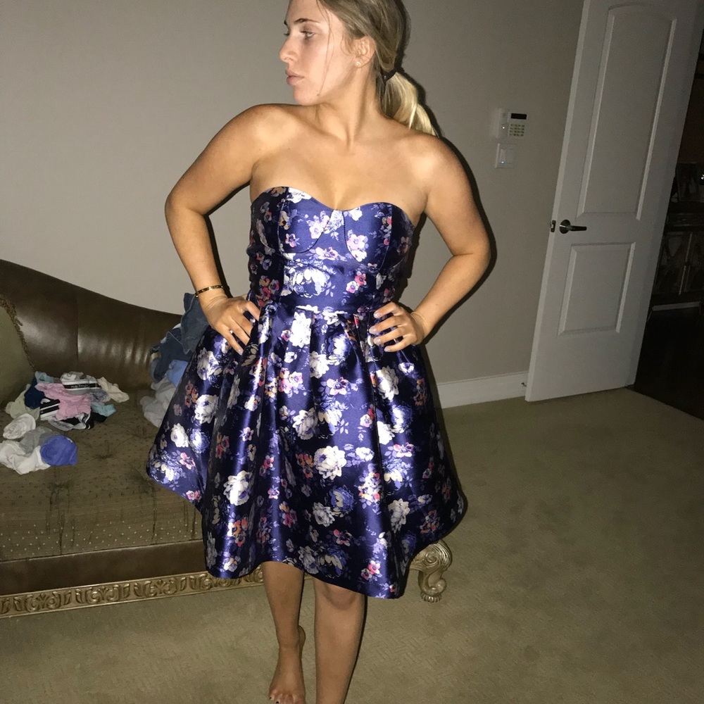 Floral dress with Tule