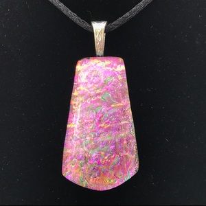 Dichroic Art Glass Pendant