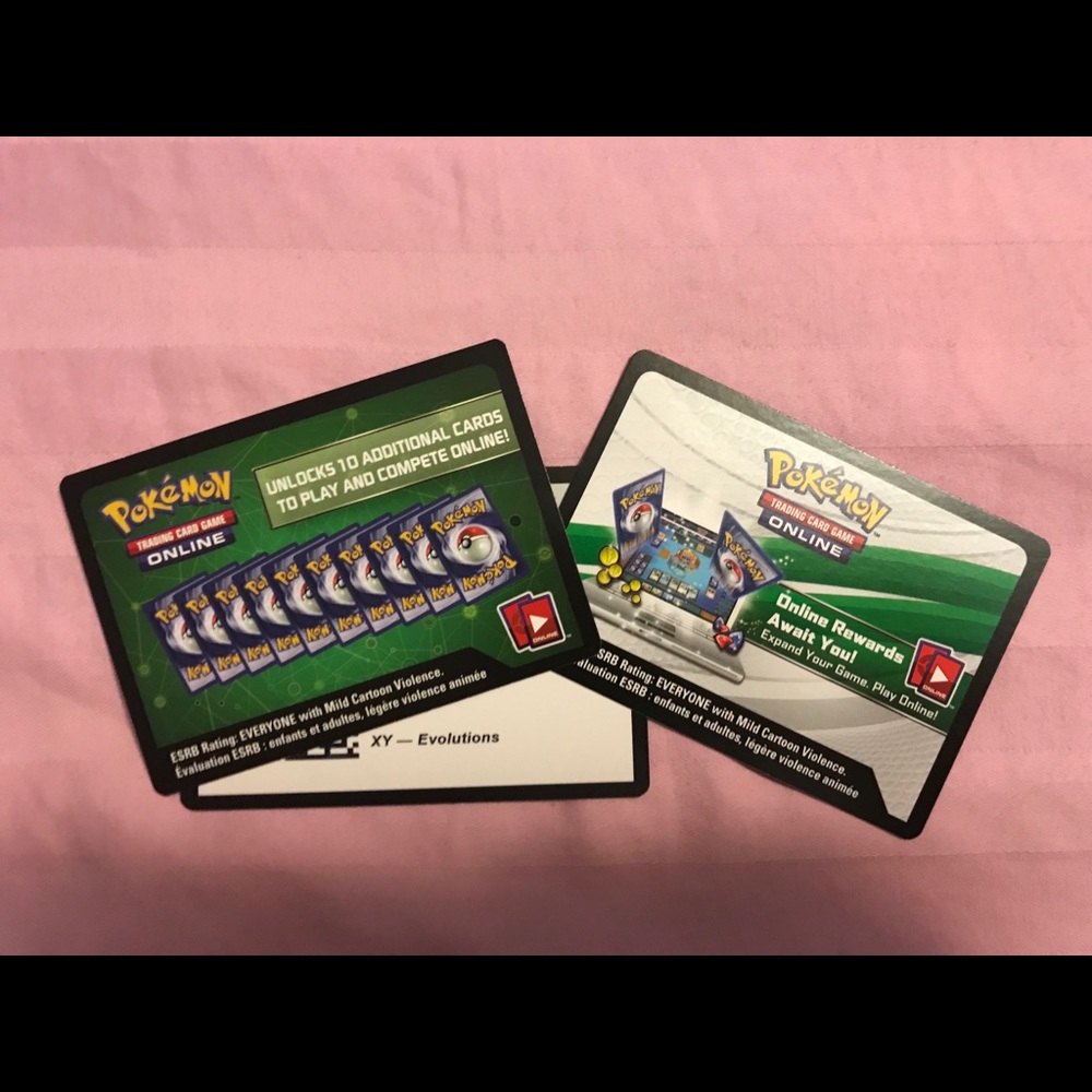 ☑️ 61 Pokemon TCG Online Codes