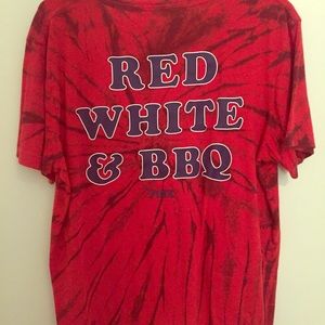 Red white and BBQ Campus t-shirt