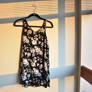 Floral crossback dress
