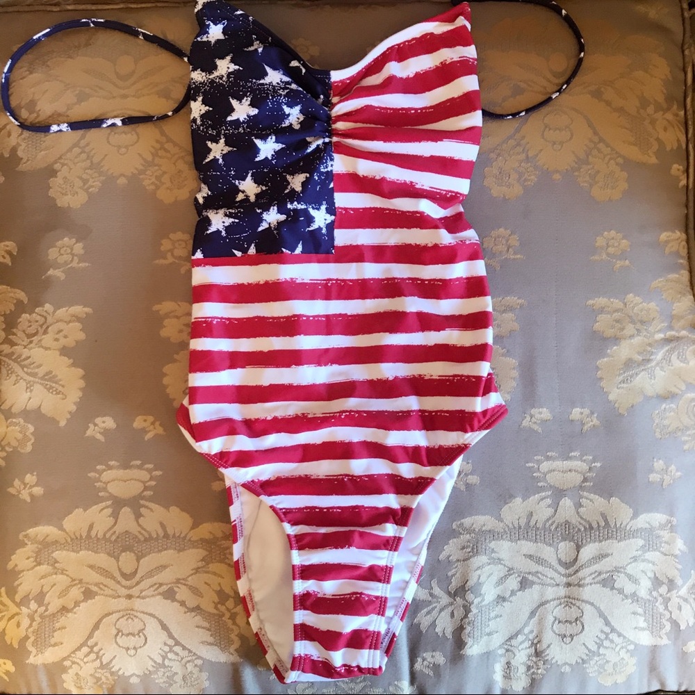 Red, White, & Blue Swimsuit