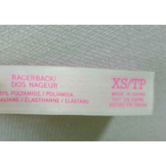New! VS Racerback Bra Size XS $17 - Picture 6 of 7