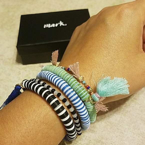 Mark bracelet set, 5 bracelets set - Picture 2 of 2