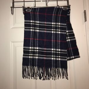 Cashmere plaid scarf- brand new