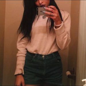 Tan crewneck sweater