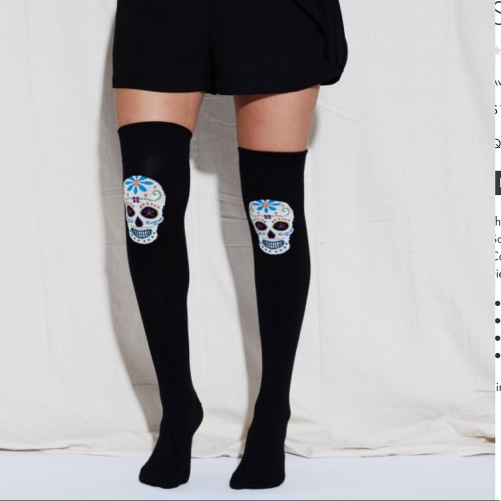 OTK Socks with Skull Motiff