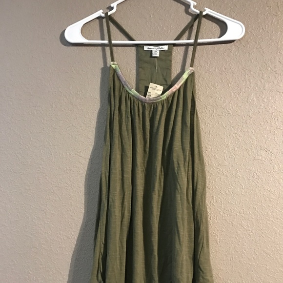 American Eagle Outfitters Tops - Size M Army Green American Eagle Ladies Tank NWT