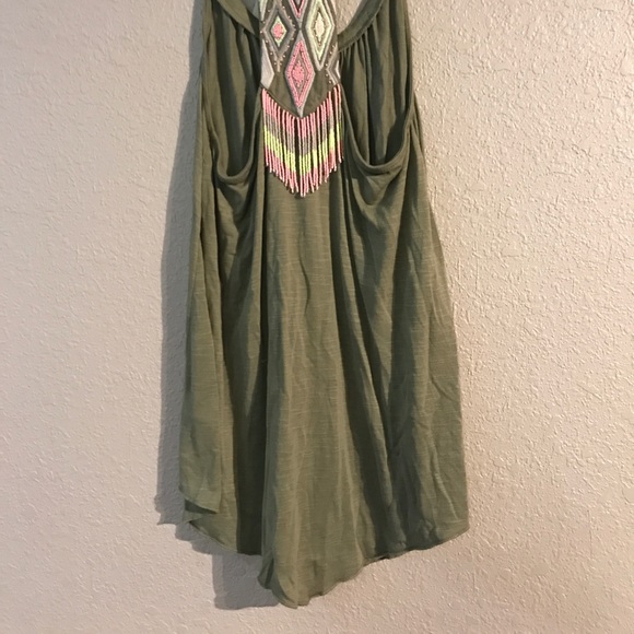 Size M Army Green American Eagle Ladies Tank NWT - Picture 5 of 5
