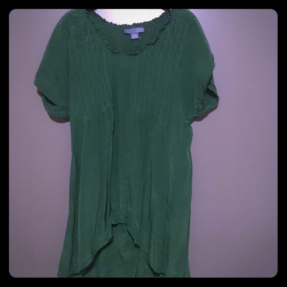 Green blouse